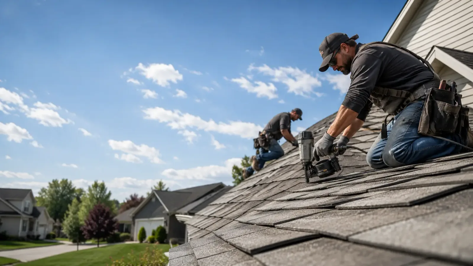 Storm Damage Roof Repair in Evanston, WY near me